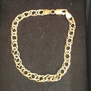 14kt Gold Filled/Overlay Charm Bracelet / Vintage
